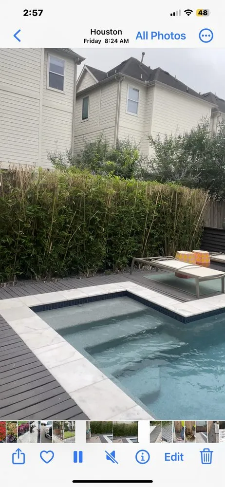 Custom residential landscaping in Houston, TX by Unique Quality Lawn Care & Landscaping