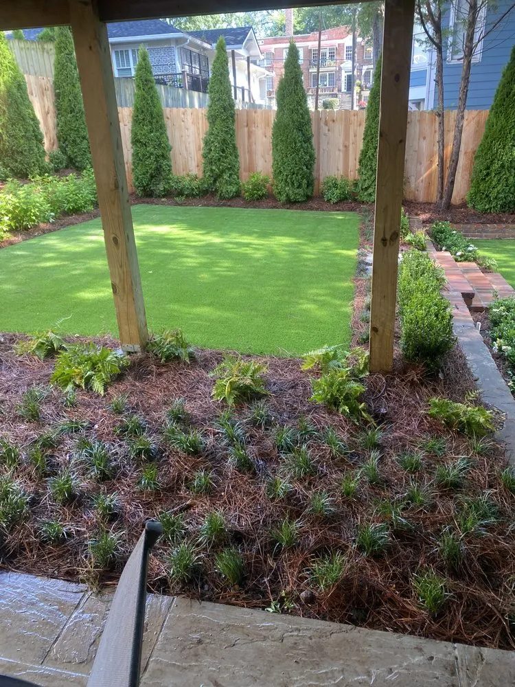 Affordable garden landscaping for year-round maintenance in Atlanta, GA by Unique Touch Landscaping Installation
