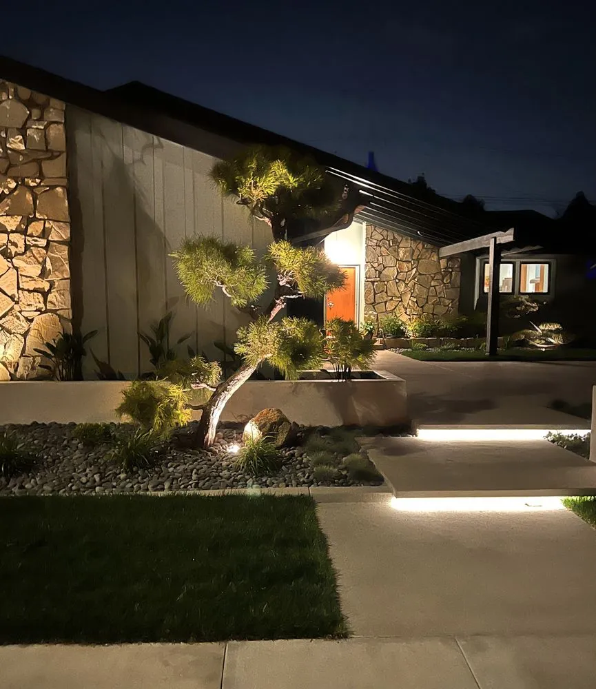 Custom lawn mowing service in Long Beach, CA by Unique Vision Landscaping