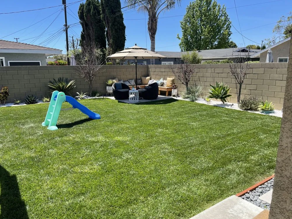 Local garden landscaping with custom design in Long Beach, CA by Unique Vision Landscaping