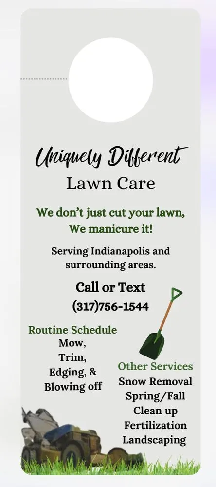 Reliable landscape design experts serving Indianapolis, IN - Uniquely Different Lawn Care