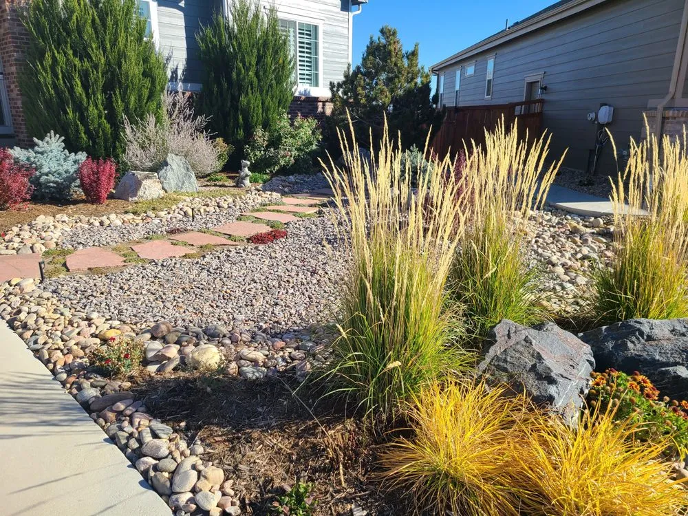 Affordable outdoor landscaping with custom design in Parker, CO by United Property Solutions