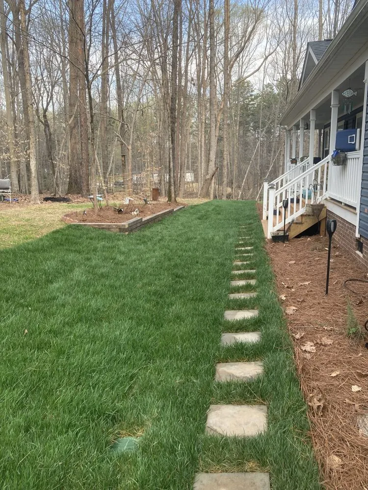 Professional yard cleanup service with custom design across Salisbury, NC - Universal Development