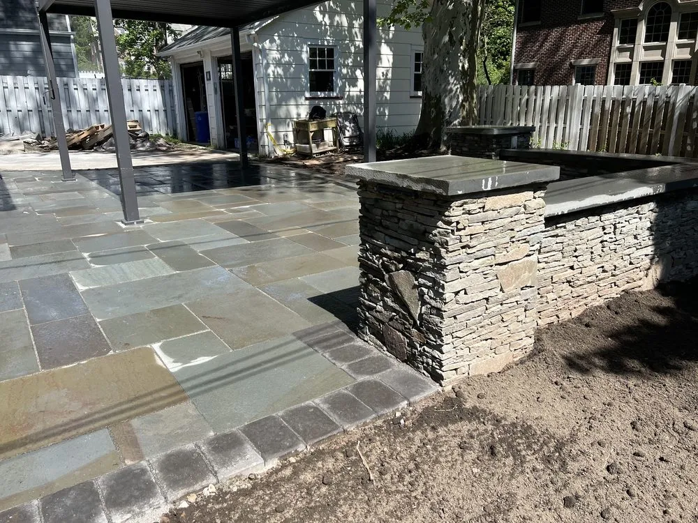 Affordable lawn care service with custom design across Newark, NJ - Universal JC Construction & Landscaping