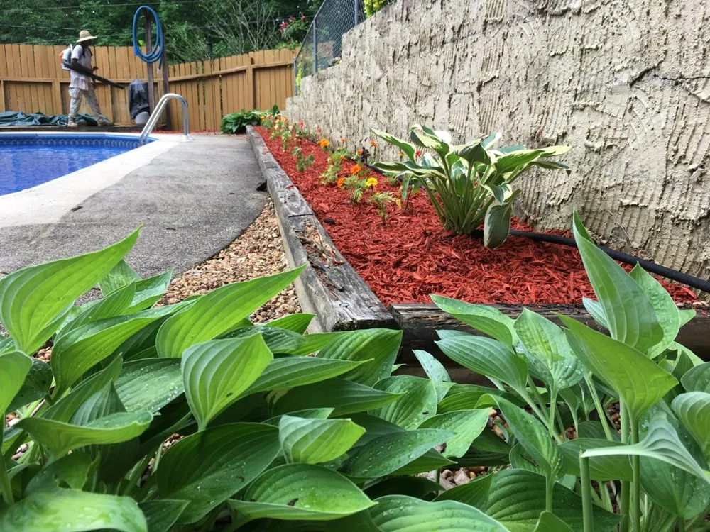 Custom landscape installation in Pinson, AL by Universal Lawn Appeal