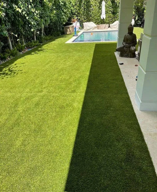 Top-rated yard cleanup service with custom design in Hialeah, FL by Unlimited Grass