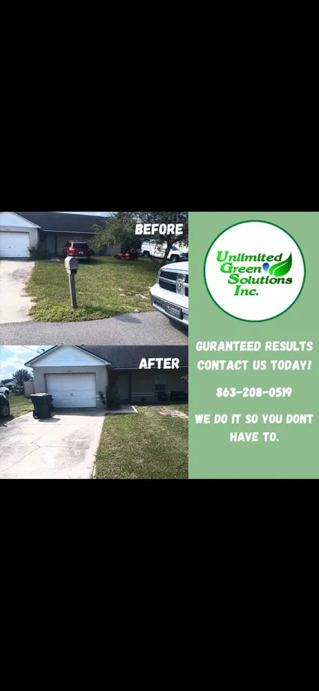 Top-rated residential landscaping in Winter Haven, FL by Unlimited Green Solutions
