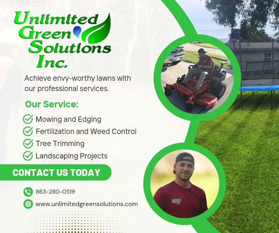 Top-rated outdoor landscaping in Winter Haven, FL by Unlimited Green Solutions