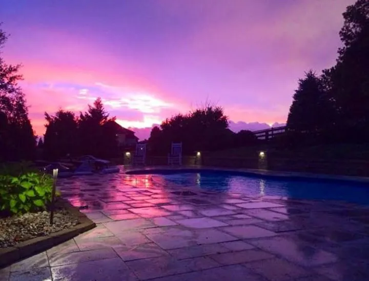 Custom garden landscaping with custom design across Louisville, KY - Unlimited Landscapes