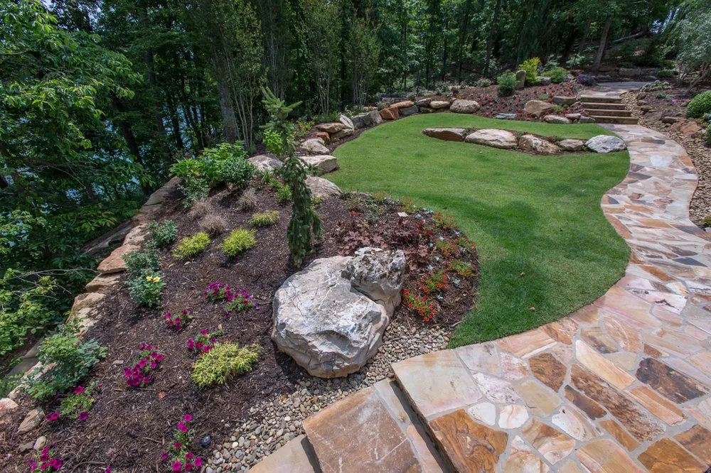 Trusted yard maintenance for beautiful yards in Seneca, SC by Unlimited Landscapes, Stone & Granite