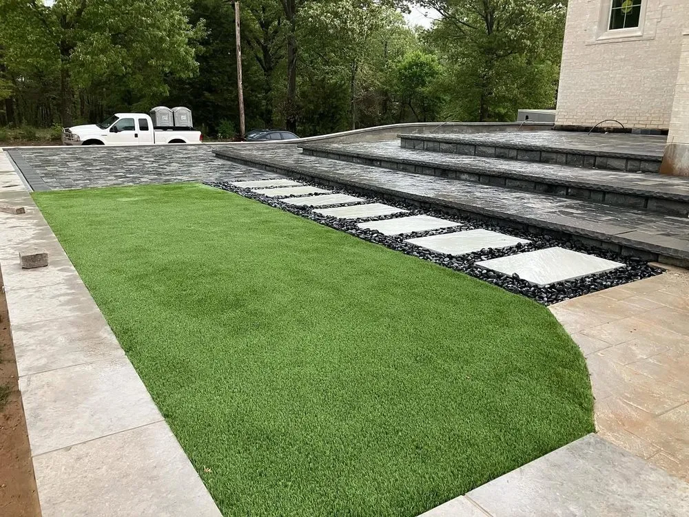 Professional lawn care service with custom design in Henderson, MD by Unlimited Landscaping