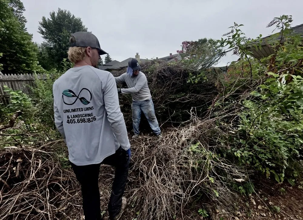 Expert yard cleanup service experts serving Oklahoma City, OK - Unlimited Lawns & Landscaping