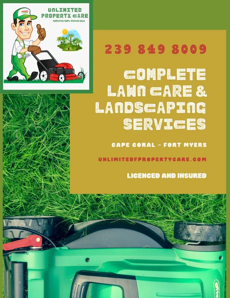 Trusted lawn care service for outdoor upgrades across Cape Coral, FL - UnLiMiTed ProPerty Care