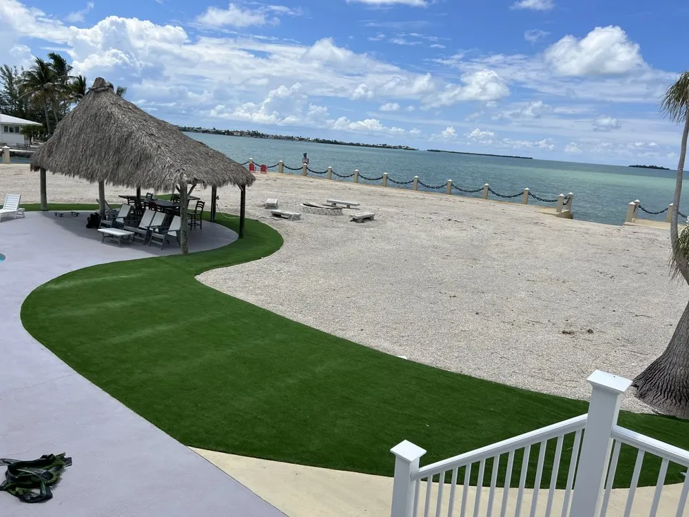 Trusted lawn mowing service with custom design across Key West, FL - Unlimited Scapes
