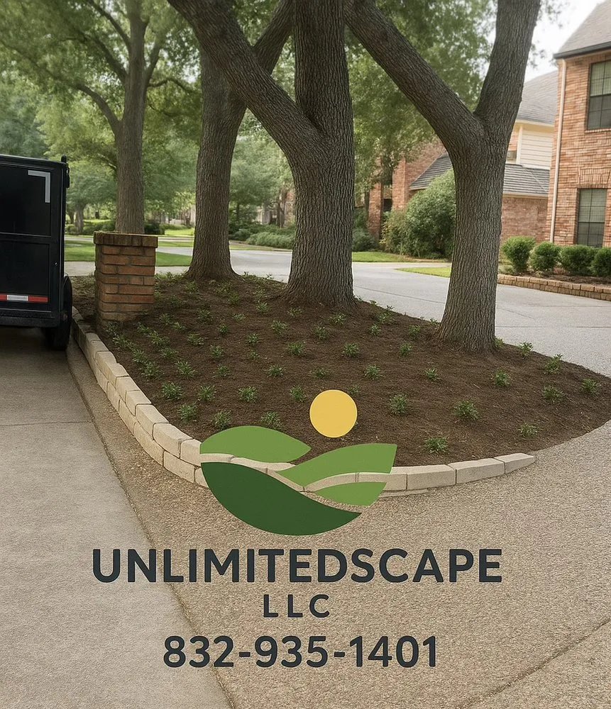 Custom yard cleanup service for homes in Houston, TX by Unlimitedscape