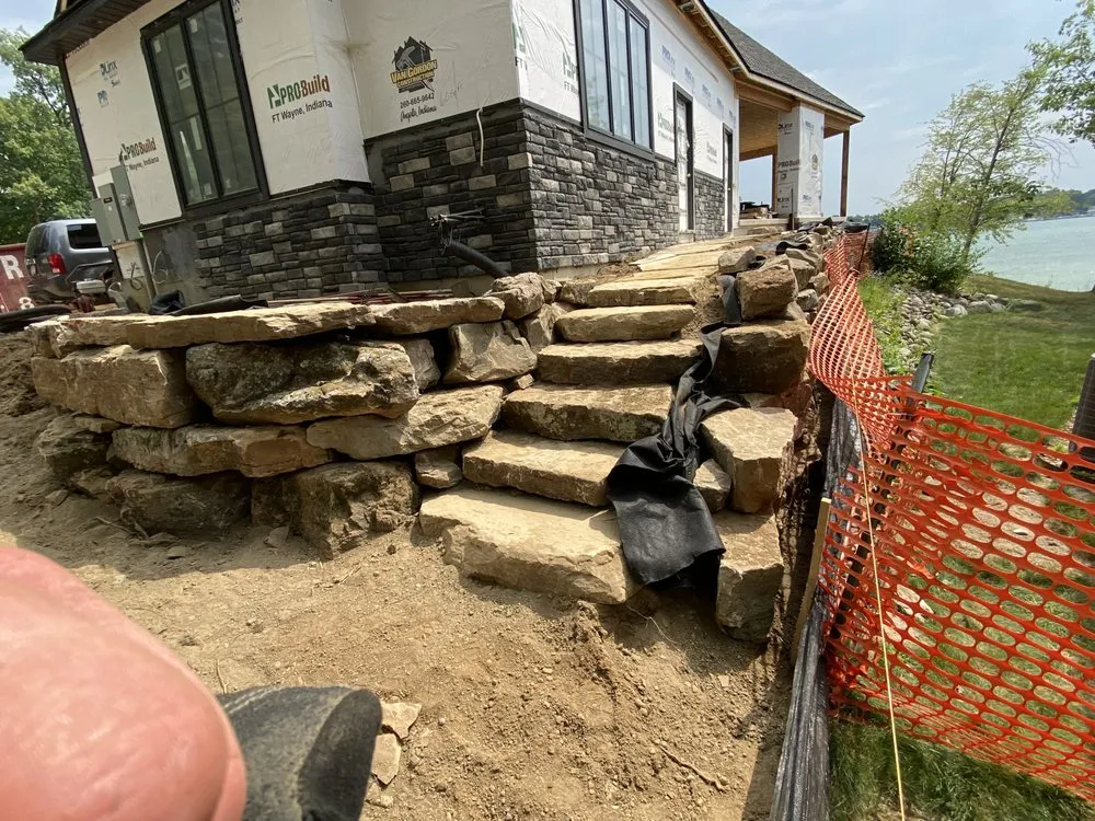 Expert landscaping services with custom design in Kendallville, IN by Unparalleled Lines