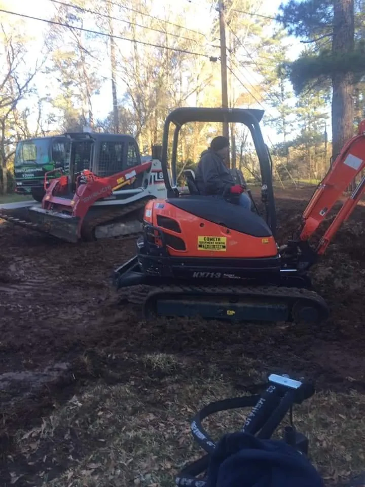 Professional landscape installation for year-round maintenance in Newnan, GA by Unquie Landscaping