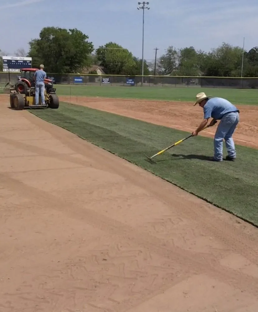 Custom landscape design in Honey Grove, TX - Unruh Turf Farm