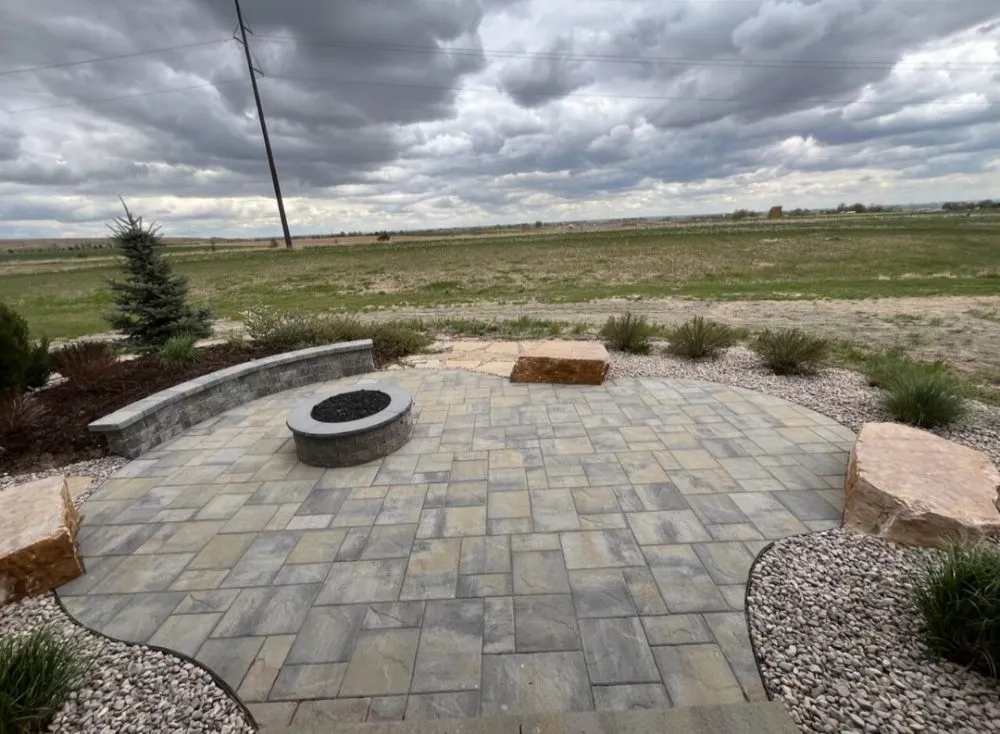 Custom landscaping services for year-round maintenance in Loveland, CO by Unswerving Development