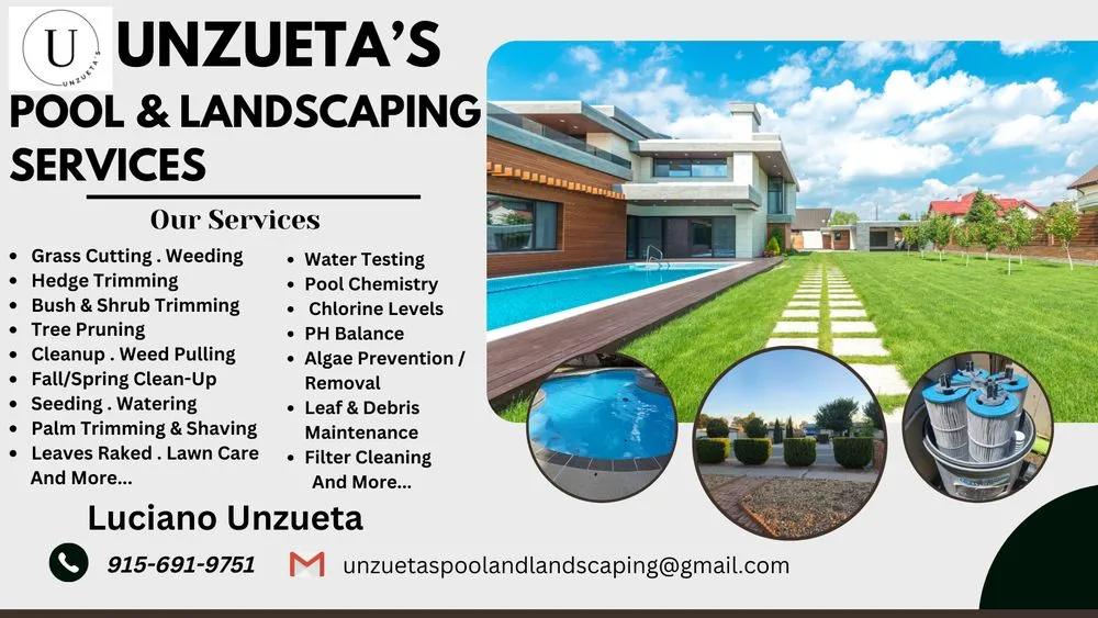 Local yard maintenance for year-round maintenance across El Paso, TX - Unzueta's Pool & Landscaping Services