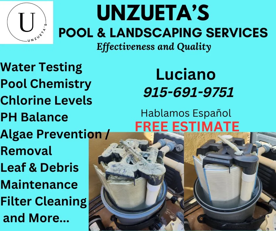 Trusted lawn mowing service in El Paso, TX by Unzueta's Pool & Landscaping Services