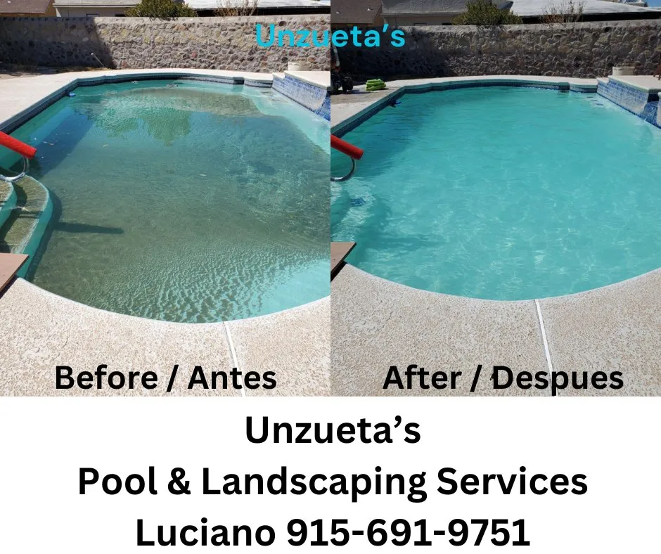 Custom lawn mowing service with custom design across El Paso, TX - Unzueta's Pool & Landscaping Services