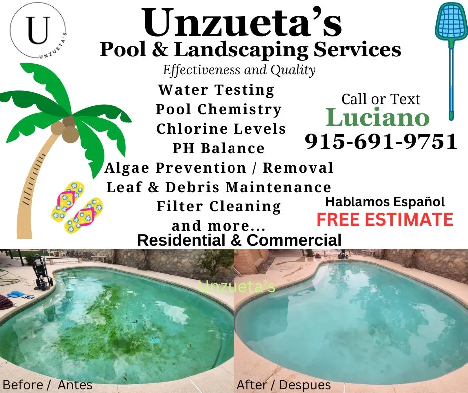 Trusted outdoor landscaping in El Paso, TX - Unzueta's Pool & Landscaping Services