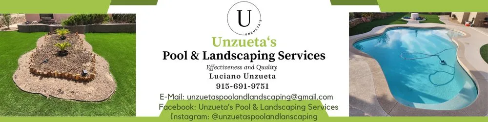 Custom landscape installation experts serving El Paso, TX - Unzueta's Pool & Landscaping Services