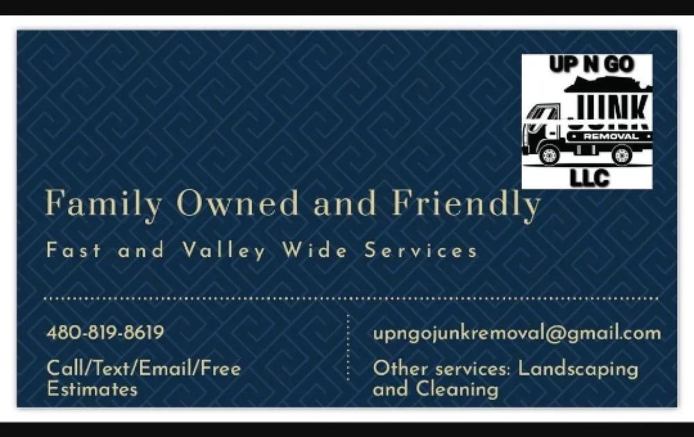 Top-rated outdoor landscaping experts serving Phoenix, AZ - Up N Go Junk Removal