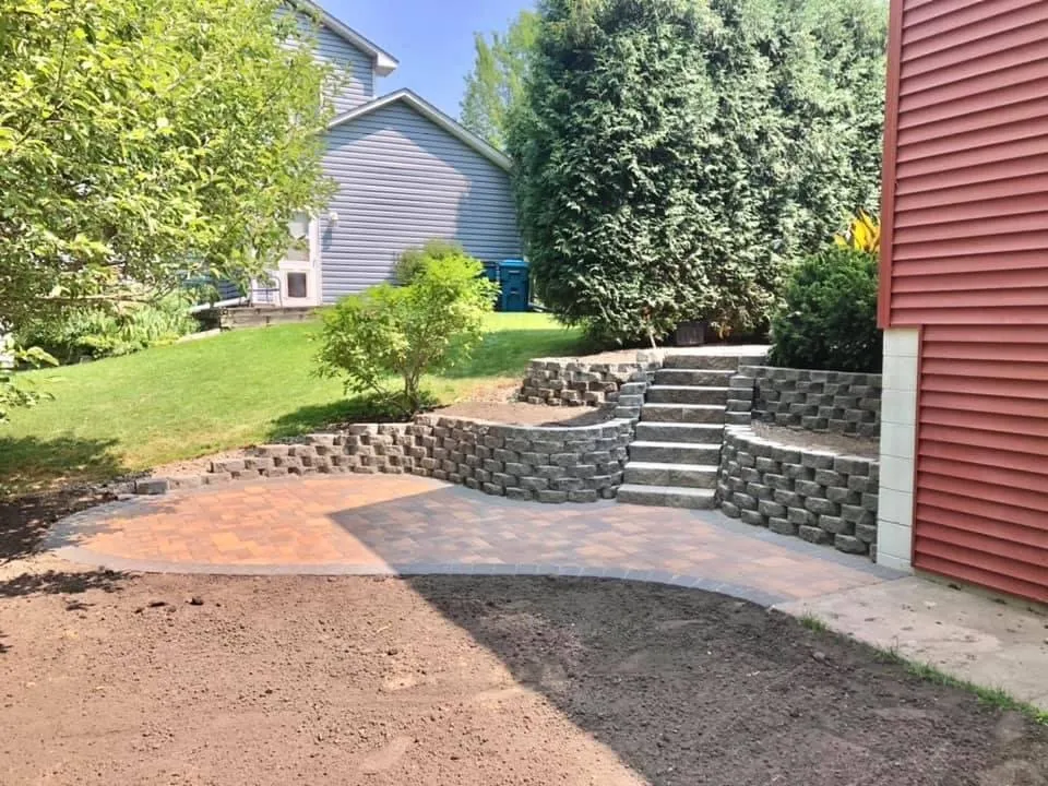 Trusted landscape installation in Braham, MN by Up North Hardscapes
