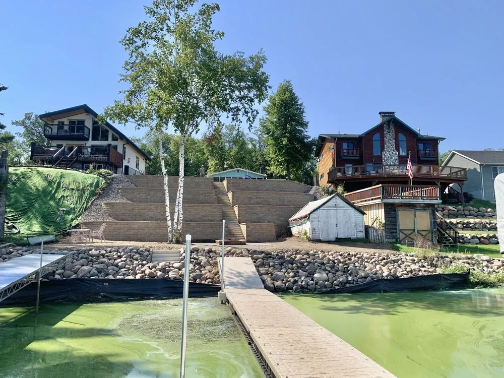 Reliable landscape installation in Braham, MN by Up North Hardscapes