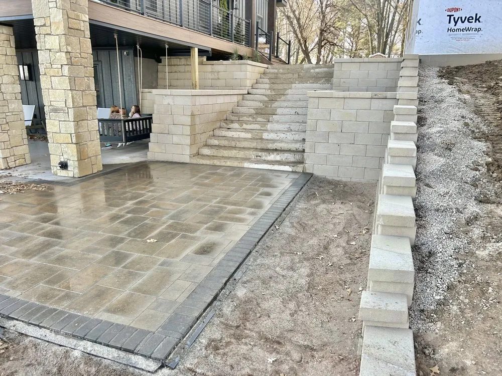 Custom lawn mowing service in Braham, MN - Up North Hardscapes