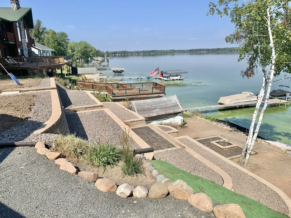 Expert lawn care service experts serving Braham, MN - Up North Hardscapes