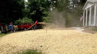 Custom landscape installation in Sharon, CT by Upcountry Services Of Sharon