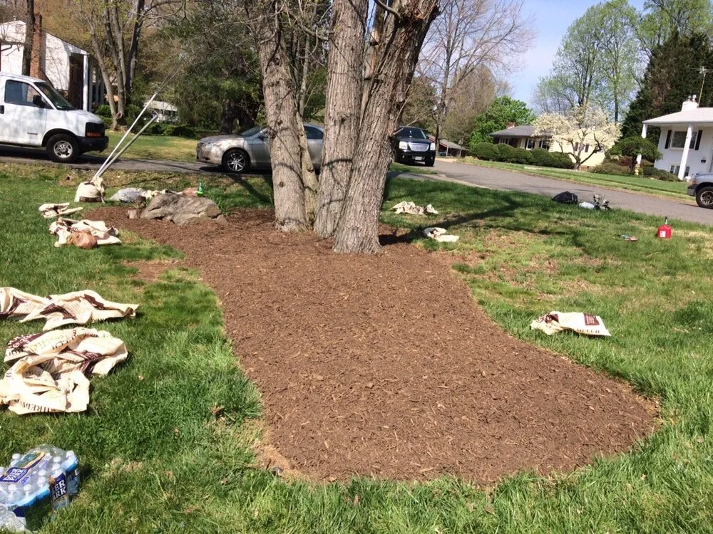 Affordable garden landscaping with custom design in Arlington, VA by Upgrade Home Improvement