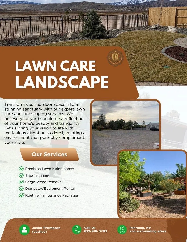 Reliable outdoor landscaping experts serving Pahrump, NV - Uplifting Landscape N Lawncare