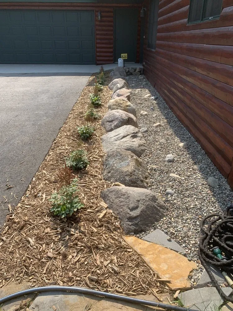 Custom residential landscaping in Clearbrook, MN - UpNorth Landscaping