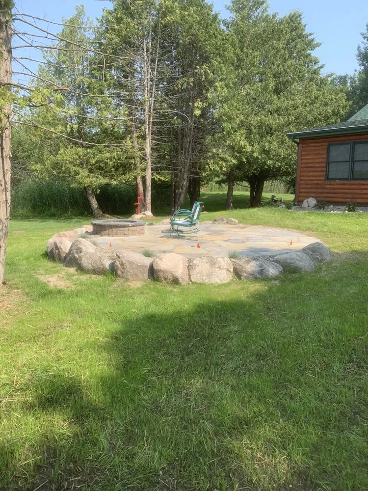 Trusted outdoor landscaping for homes in Clearbrook, MN by UpNorth Landscaping