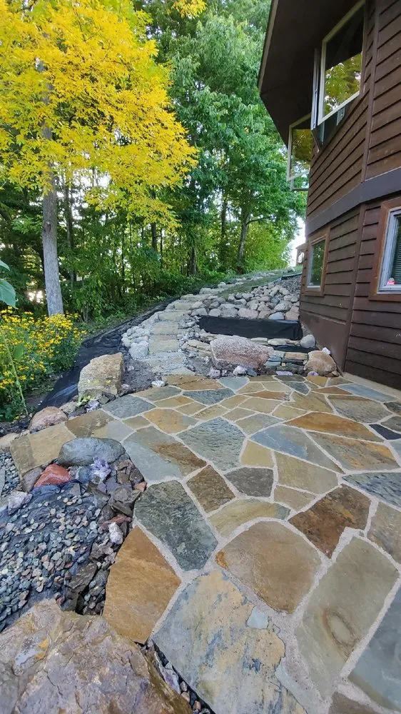 Local garden landscaping near you in Clearbrook, MN by UpNorth Landscaping
