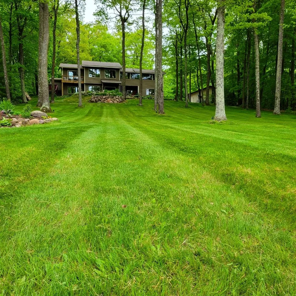 Custom landscape design in Seeley, WI by UpNorth Lawn & Landscape