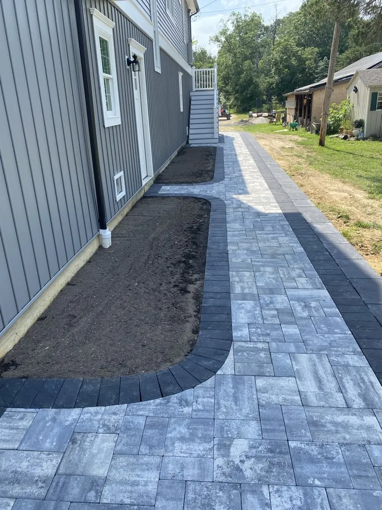Custom landscape installation for outdoor upgrades in Little Egg Harbor Township, NJ by Upper River Property Services