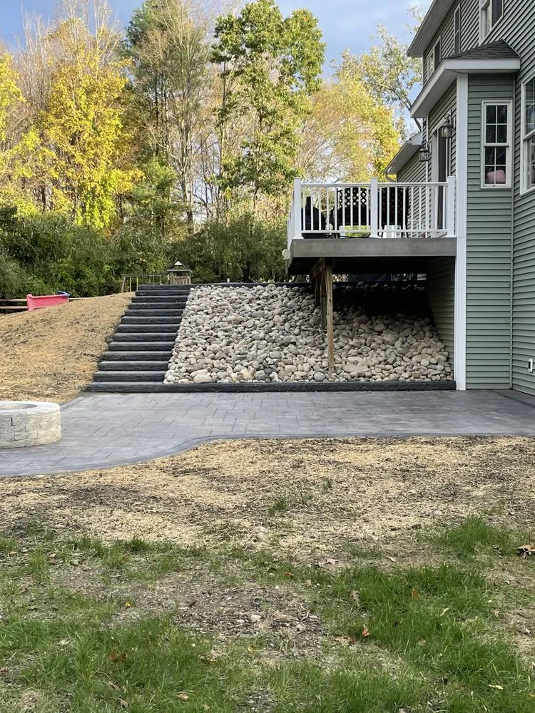 Custom landscaping services in Rensselaer, NY by Upscale Lawn Pros