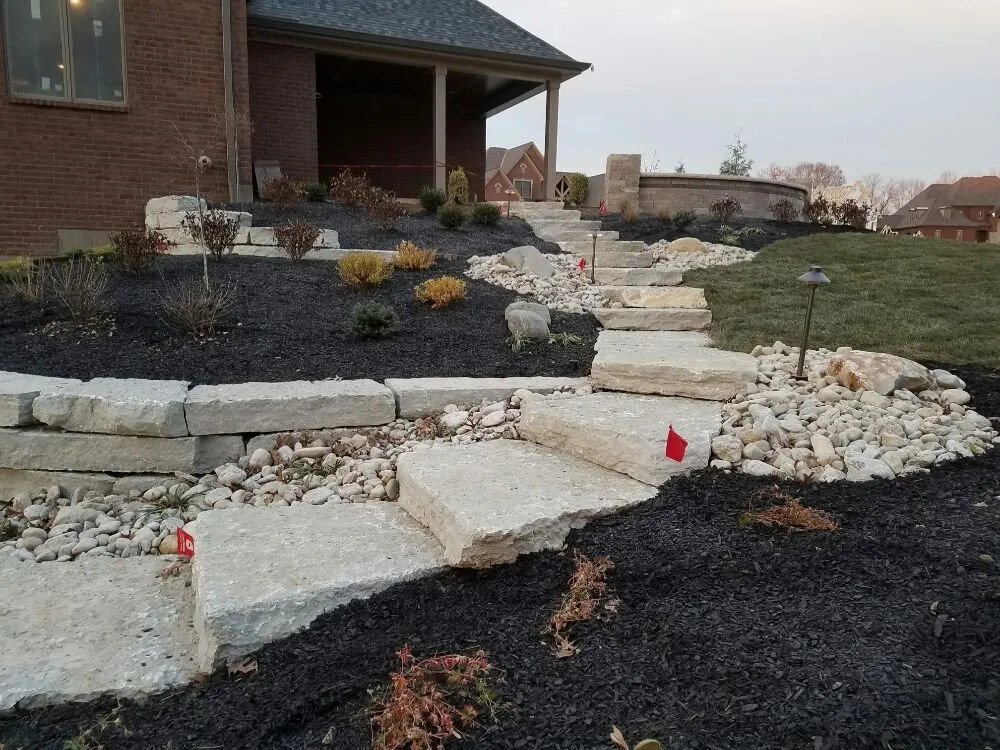 Trusted garden landscaping in Cincinnati, OH by Upscale Lawncare and Property Maintenance