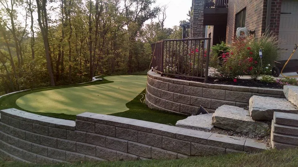 Custom yard cleanup service for outdoor upgrades in Cincinnati, OH by Upscale Lawncare and Property Maintenance