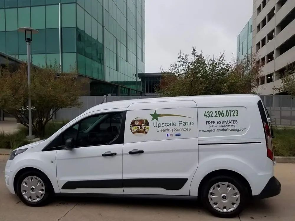 Custom landscape installation in Midland, TX by Upscale Patio Cleaning Services