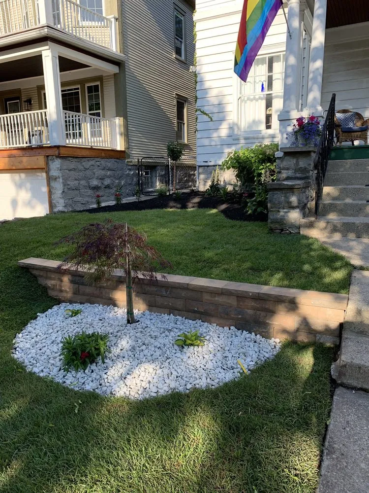 Reliable garden landscaping with custom design in Lackawanna, NY by Upstate Landscape & Design