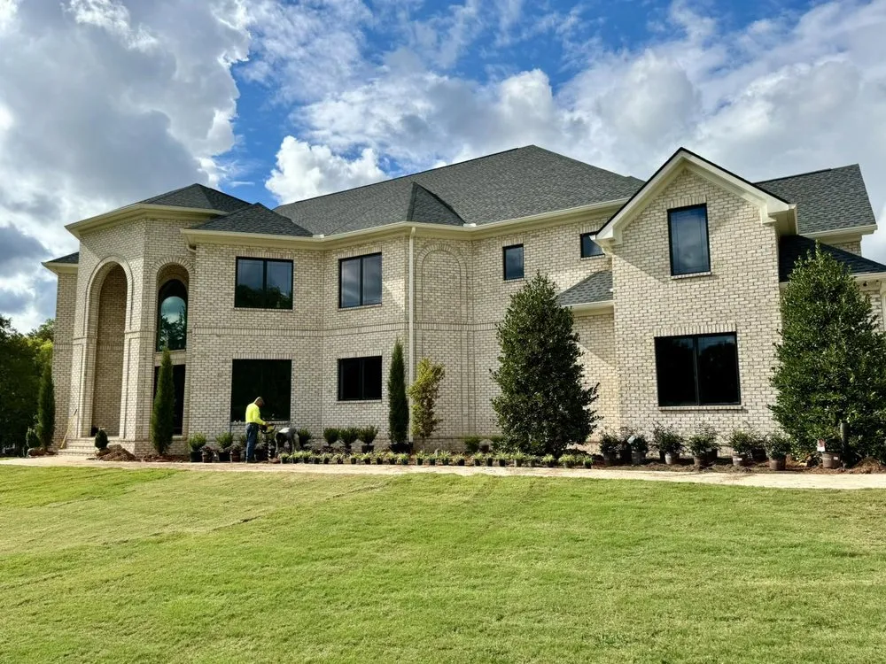 Professional landscape installation for beautiful yards in Anderson, SC by Upstate Landscapers