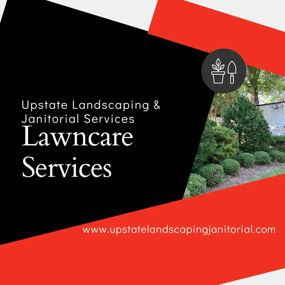 Custom yard cleanup service with custom design in Greenville, SC by Upstate Landscaping & Janitorial Services