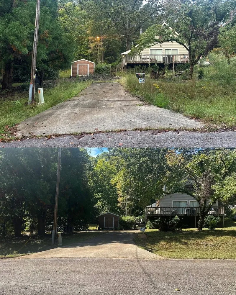 Professional garden landscaping with custom design in Westminster, SC by Upstate Lawn & Land