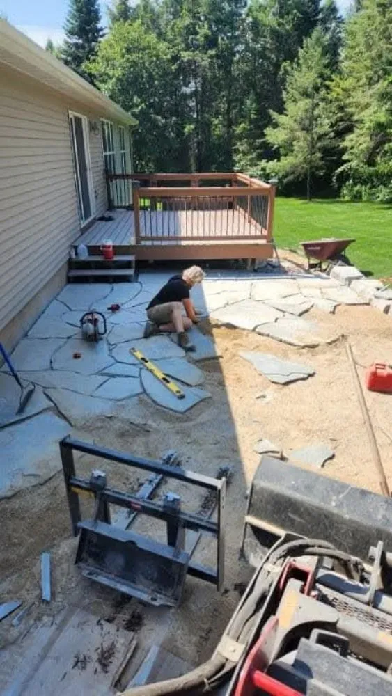 Reliable lawn care service in Belding, MI by Upstream Landscape Maintenance and Design